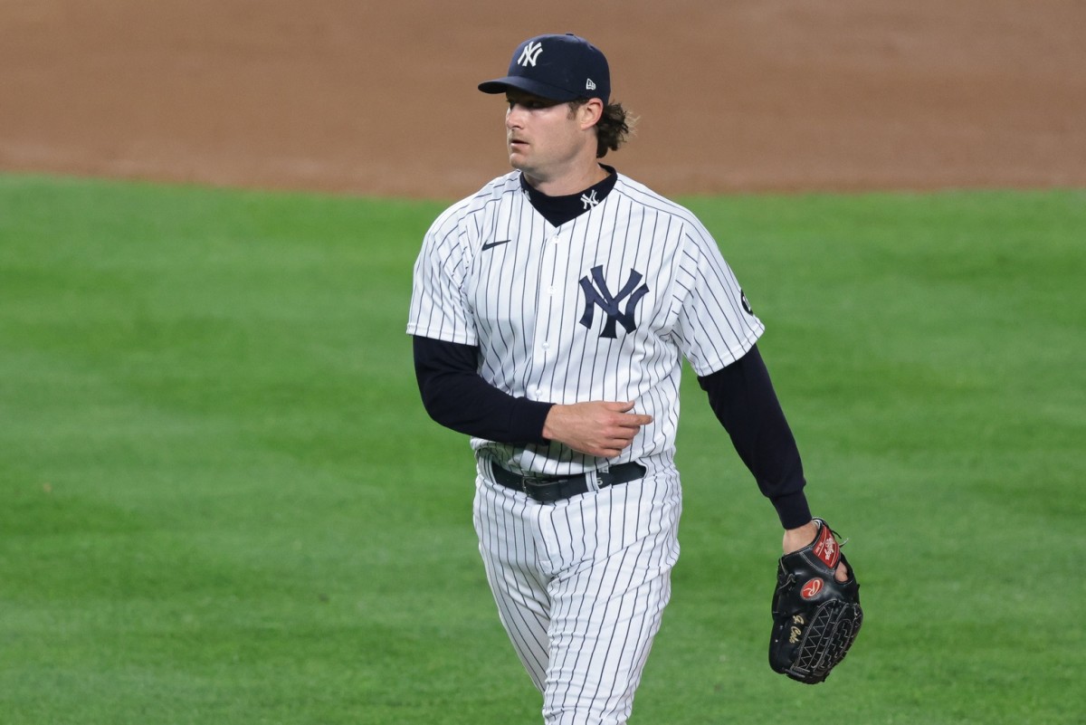 Yankees SP Gerrit Cole on mound